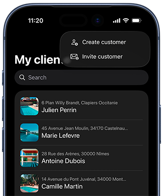 Pro account - My clients